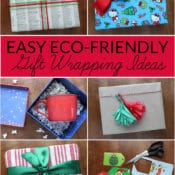 Green your holiday gift giving by making eco-friendly choices when preparing your gift. The holidays can be fun and magical while still being environmentally conscious. Learn 10 easy, frugal, eco-friendly gift wrapping ideas.