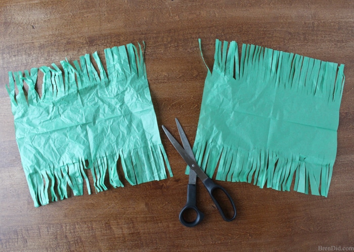 How to Make Tassels from Tissue Paper - Make your own free eco-friendly paper tassels for garlands and gift tie-ons using just tissue paper and scissors. They are a huge DIY trend and they are free by reusing tissue paper!   