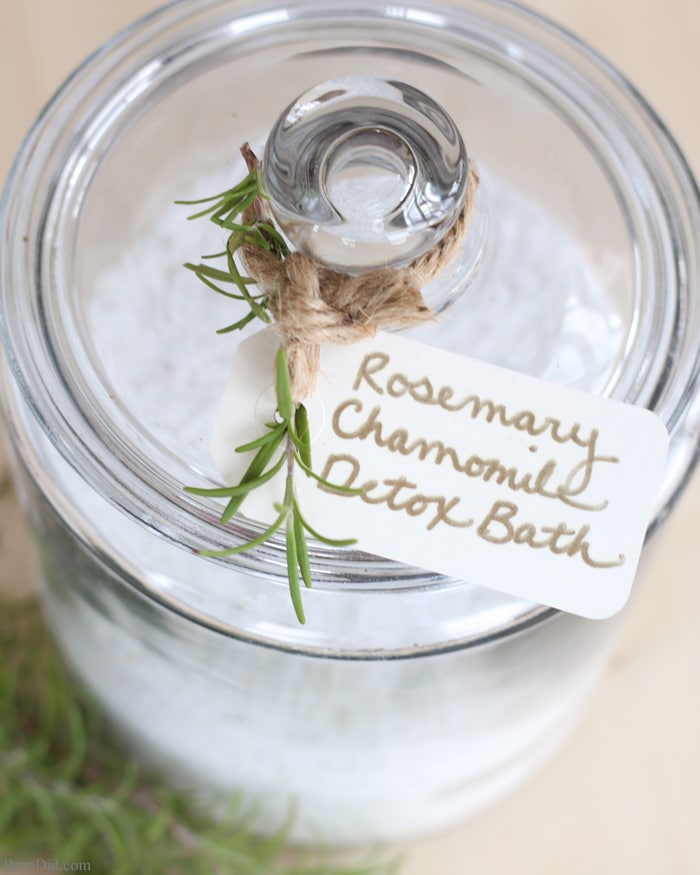 Rosemary Chamomile Detox Bath Salts - Bren Did