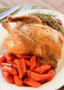 Crazy Easy Roast Chicken in the Slow Cooker - This quick and easy whole chicken recipe will become a staple in your house. It is a healthy alternative to store-bought rotisserie chicken with a wonderful flavor, crispy skin and tender meat.