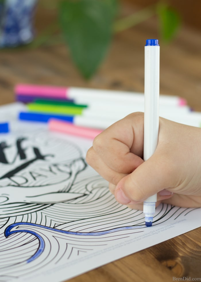 Earth Day Activities: Make Earth Day a day of action! Take 2 simple steps to make your personal care items healthy. Plus free Earth Day coloring page. Adult coloring page for Earth Day. Free printable coloring pages. Earth Day April 22. #madetomatter #ad