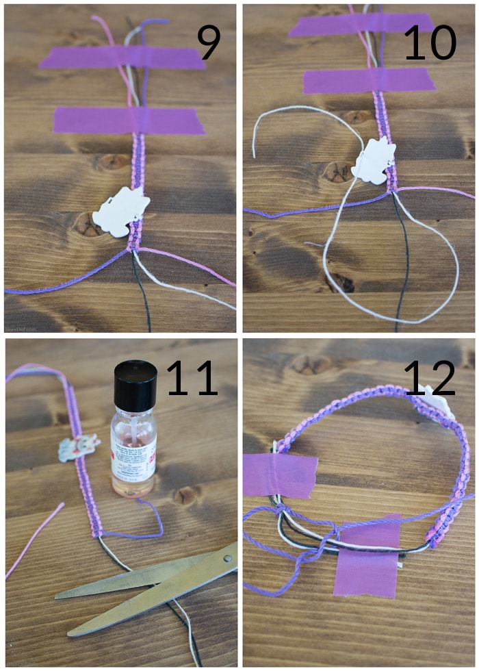 Easy Disney Friendship Bracelet Instructions - Bren Did