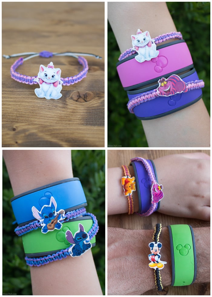 Style your Disney Magic Bands with adorable handmade bracelets! Follow this easy tutorial to learn how to make a custom Disney friendship bracelet. DIY Friendship Bracelets are super simple for kids to make and are a great family craft. Learn how to make friendship bracelets and custom character tags. Custom Shrinky Dinks Disney character craft and bracelet Instructions.