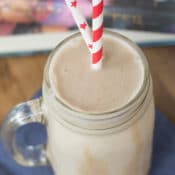 Make a homemade Harry Potter Butterbeer Smoothie and feel the magic! This easy smoothie recipe tastes like the Butterbeer sold at Hogsmeade in the Wizarding World of Harry Potter but it contains no sugar and it’s vegan. Perfect for healthy kids! Only six ingredients! Healthy Smoothies to Try.