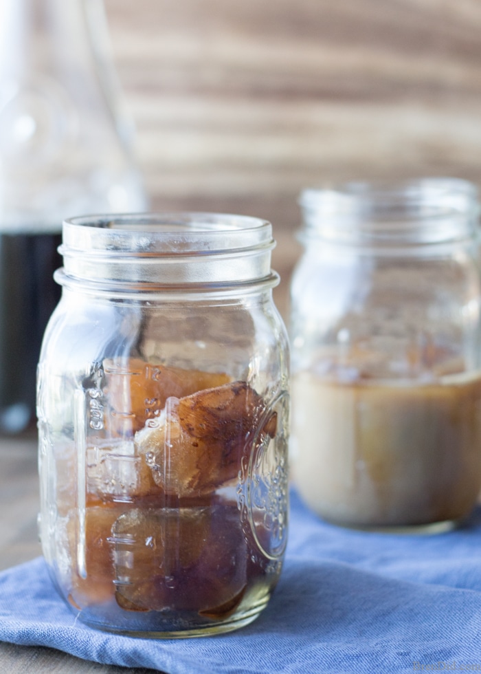 Simple Trick Makes An Iced Coffee Drink Fast