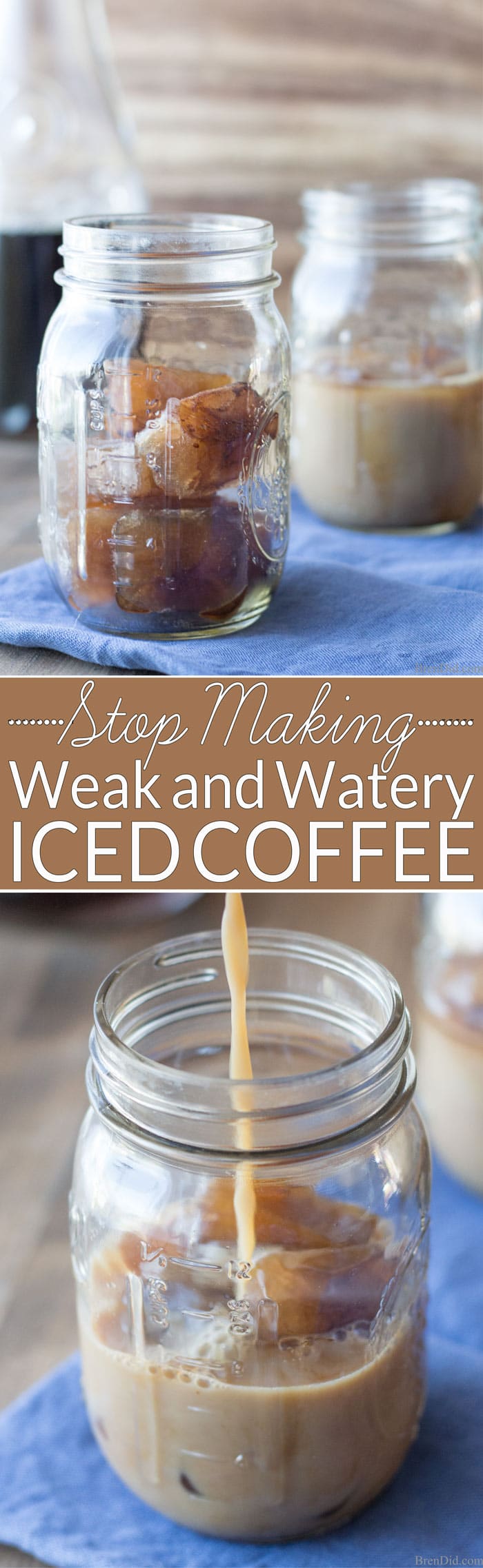 Say goodbye to watered down iced coffee & hello to a perfectly