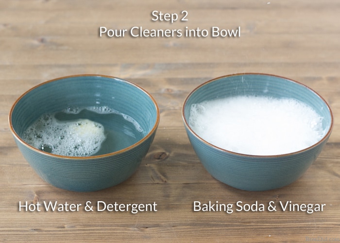 Want to naturally unclog a sink or clean a slow moving drain? Learn why you should never use baking soda and vinegar to clean your drains and see the experiment! 