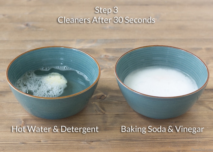 Want to naturally unclog a sink or clean a slow moving drain? Learn why you should never use baking soda and vinegar to clean your drains and see the experiment! 