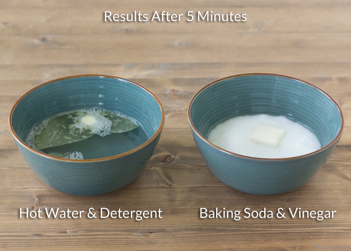 Want to naturally unclog a sink or clean a slow moving drain? Learn why you should never use baking soda and vinegar to clean your drains and see the experiment! 