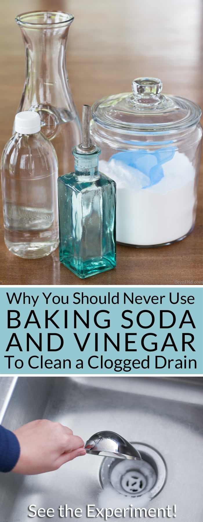 How to unclog kitchen sink with vinegar and baking soda