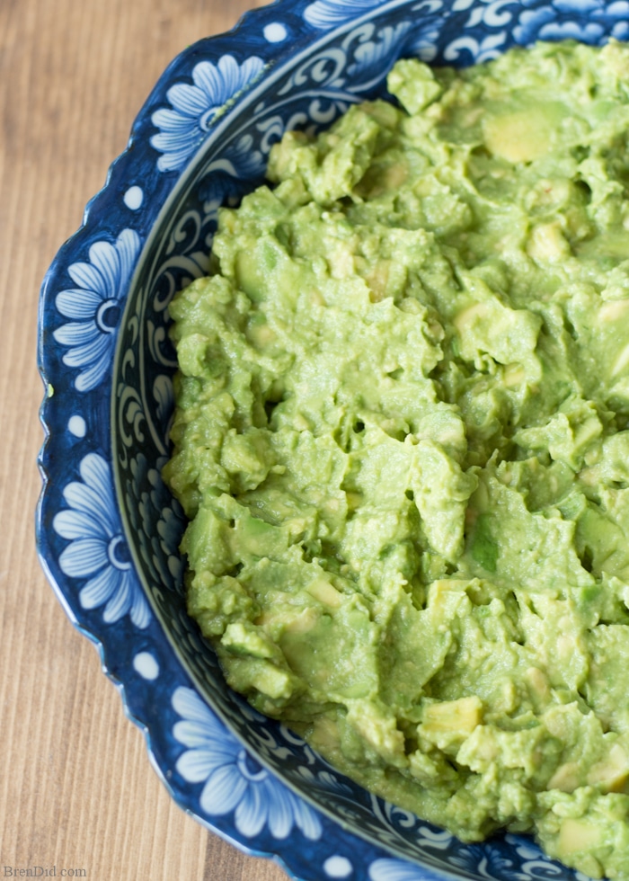 This two-way guacamole recipe makes a great basic guacamole and then turns half into spicy supreme guacamole. Perfect for families who loved different kinds of guacamole or serving at parties. 