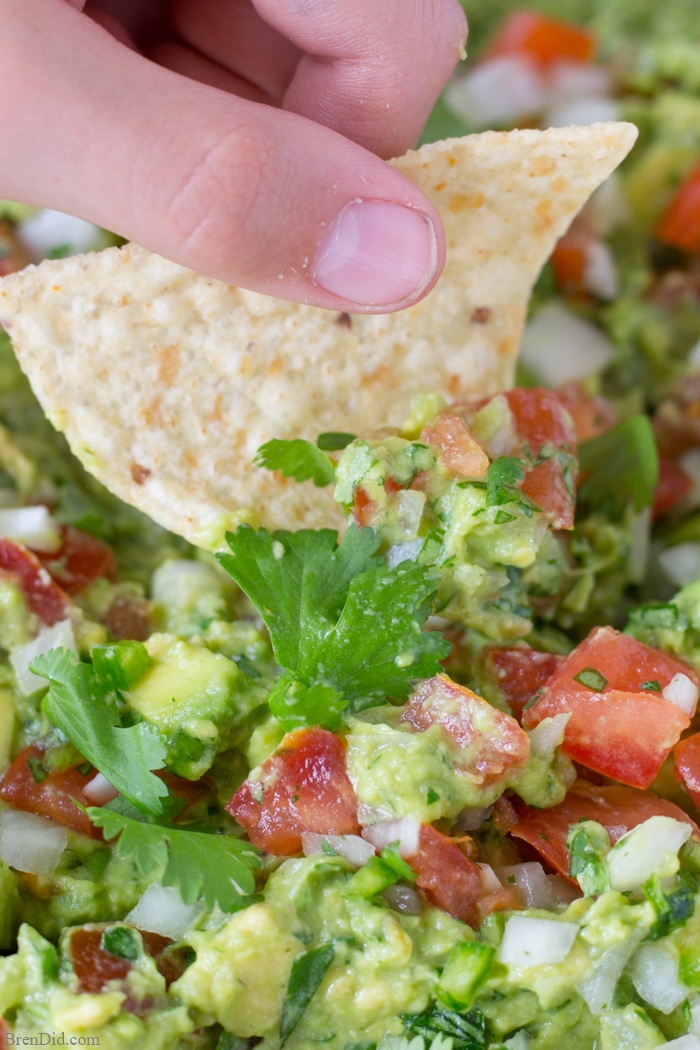 This two-way guacamole recipe makes a great basic guacamole and then turns half into spicy supreme guacamole. Perfect for families who loved different kinds of guacamole or serving at parties. 