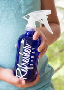 DIY Febreeze Room Refresher Spray - Easy, Non-Toxic, All-Natural room and fabric refresher spray. This easy DIY deodorizer eliminates odors all over the house.