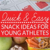 It takes nutritious foods to fuel kids for sports. Skip the protein bars and sports drinks and select the best snacks for boosting energy. Healthy team snacks for kids. Sports snacks for kids. Free printable sport snack labels. #HorizonLunch #ad