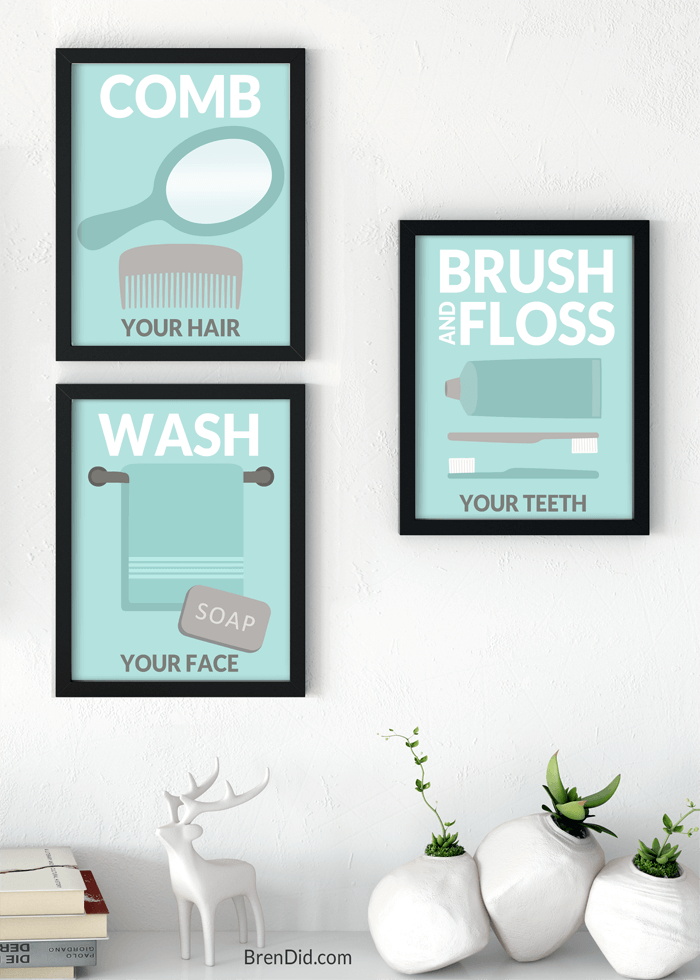 Concerned about toxic ingredients and dangerous chemicals in your home? Learn easy ways to choose healthier personal care products, limit your exposure to dangerous ingredients, & update your bathroom with free printables. #ad