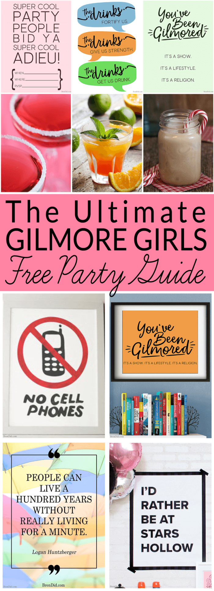 The Ultimate Gilmore Girls Party Planning Guide Bren Did
