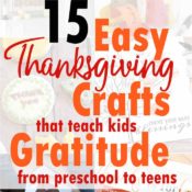 Autumn is a season of thankfulness. Take advantage of the teachable moments the season has to offer with easy Thanksgiving crafts that teach kids to express gratitude. Free printable activities from preschool to teen.