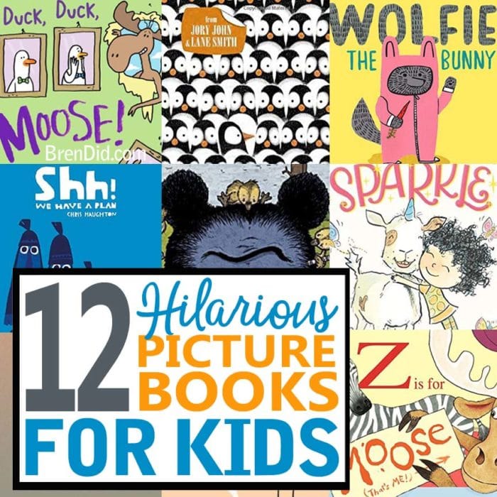 Hilarious picture books for kids, funny read aloud books for kids that will keep the whole family entertained. 
