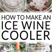 Bring the beauty of nature to your holiday party with an ice wine cooler. It takes just a few minutes and a few simple ingredients to turn your favorite wine into a showpiece.