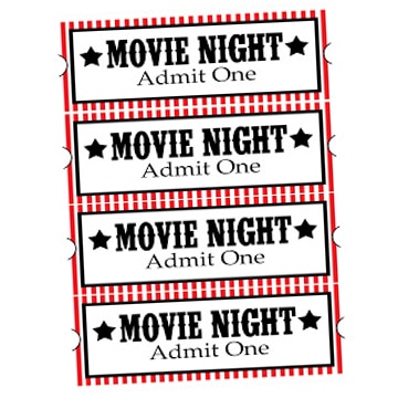 How to Plan a Family Movie Night with Free Printables - Bren Did