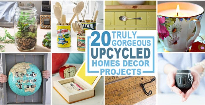 truly gorgeous upcycled home Décor Items, recycled crafts, upcycled crafts, make over decor, recycled home decor items