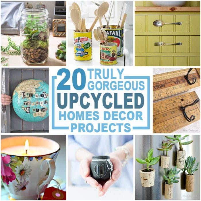 truly gorgeous upcycled home Décor Items, recycled crafts, upcycled crafts, make over decor, recycled home decor items