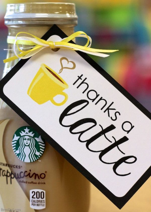 10 Free Printable Coffee Gifts for Teacher Appreciation