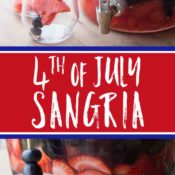 Fourth of July Sangria pin
