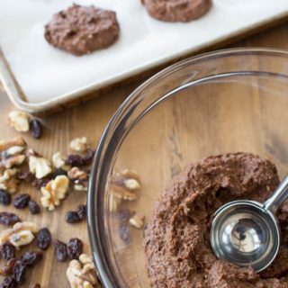 Healthy Chocolate Cookies Batter