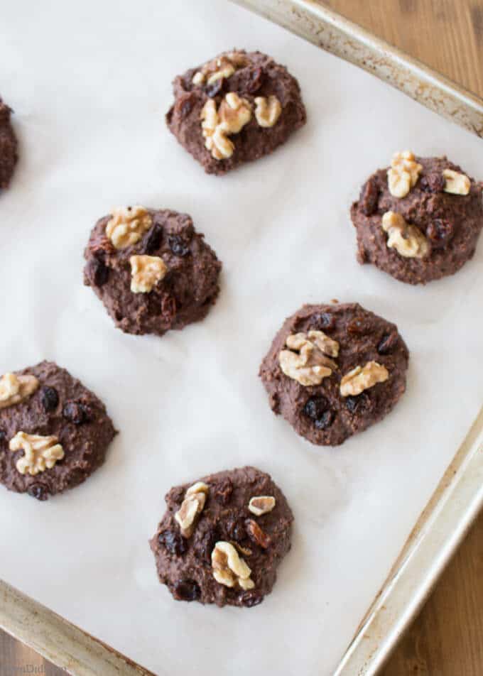 Healthy Chocolate Cookies Baked