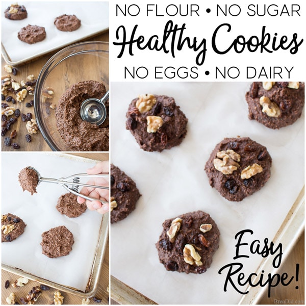 Healthy Chocolate Cookies Square Image