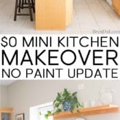 kitchen makeover on a budget
