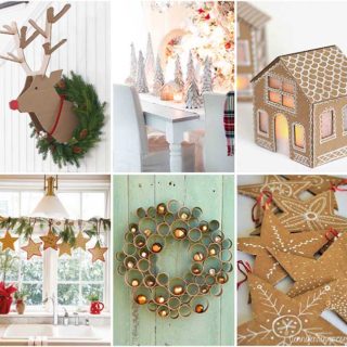 DIY Cardboard Christmas Decorations