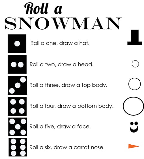 Class Party Ideas roll a snowman