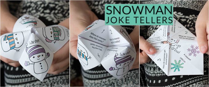 Snowman Joke Teller long