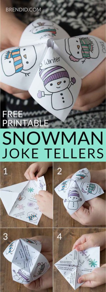 Free Printable Christmas Joke Teller