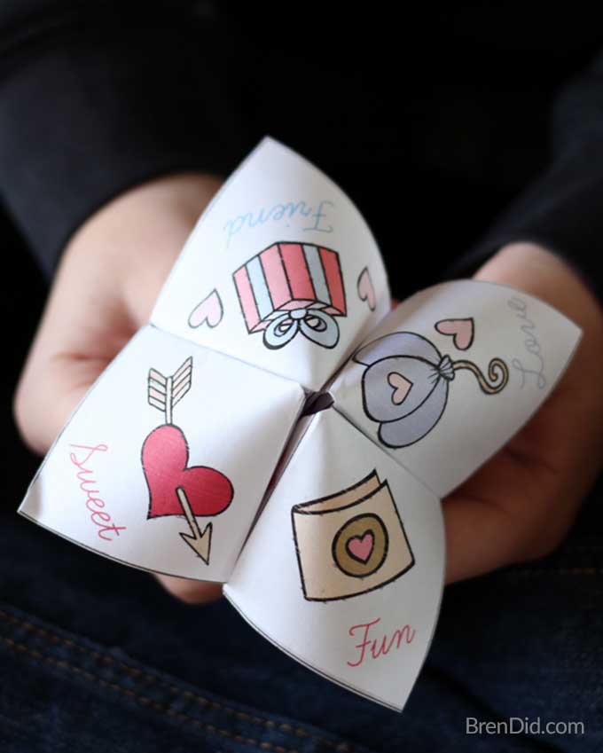 Free Printable Valentine Joke Teller for Kids