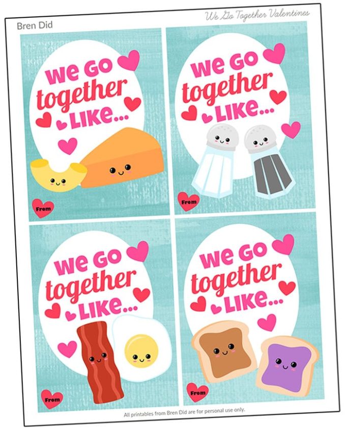 Free Printable Best Friend Valentine Cards