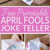 April Fools Day Joke Teller collage