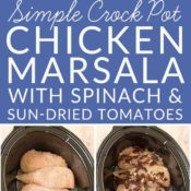 Crock Pot Chicken Marsala pin