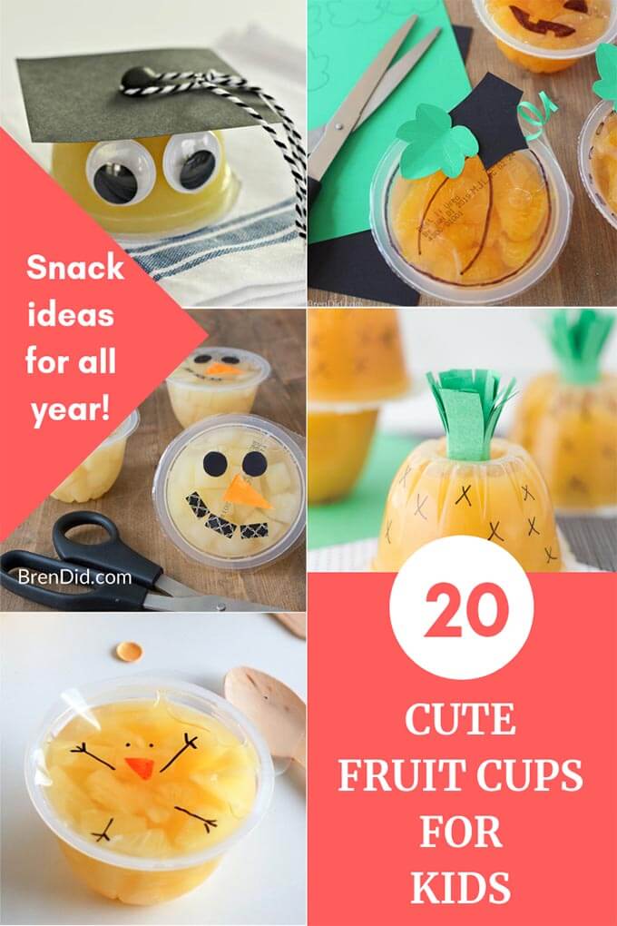 20 Fruit Cups for Kids Collage
