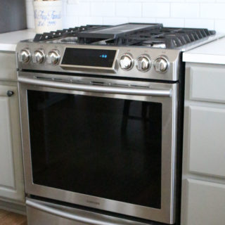 clean stainless steel oven