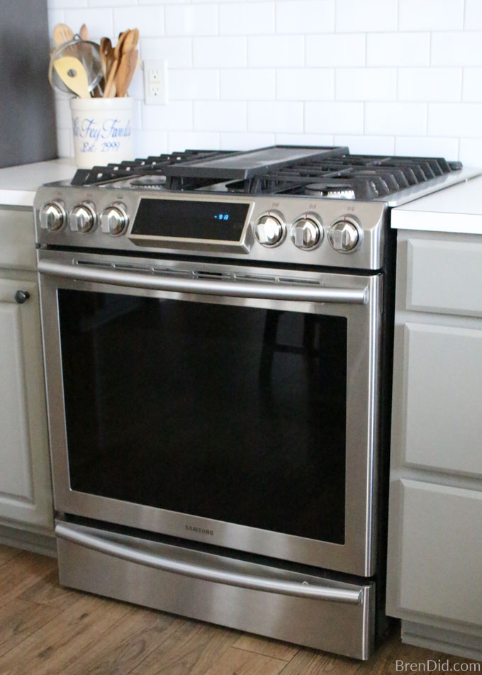 clean stainless steel oven