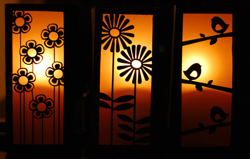 diy lanterns with soda cartons