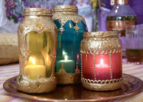 diy lanterns with jars