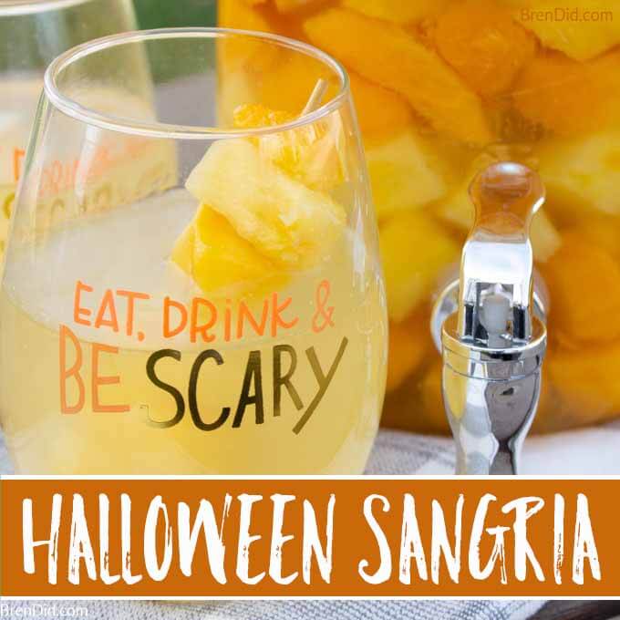 Eat Drink and Be Scary Halloween Sangria recipe square image