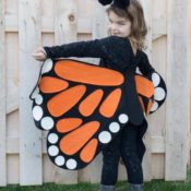 butterfly costume side view