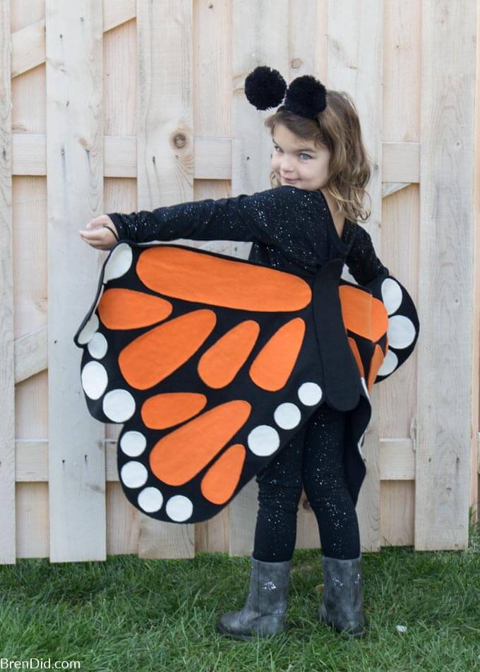 butterfly costume side view