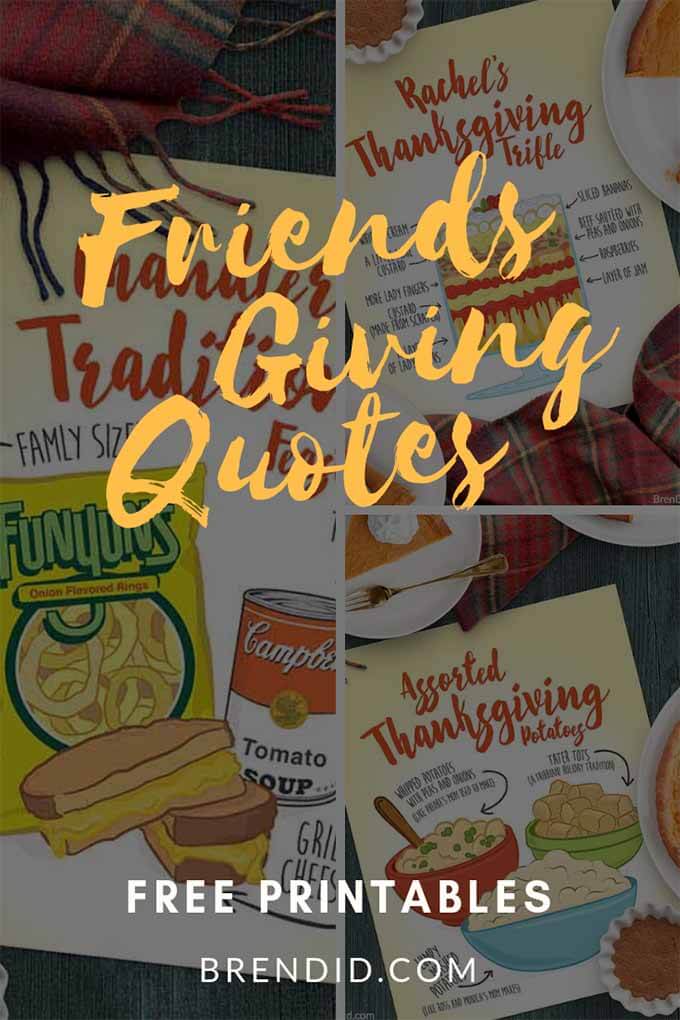 Thanksgiving Friends episodes pin