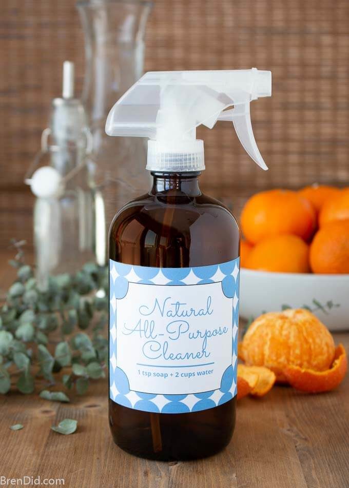 all purpose cleaner with orange and eucalyptus